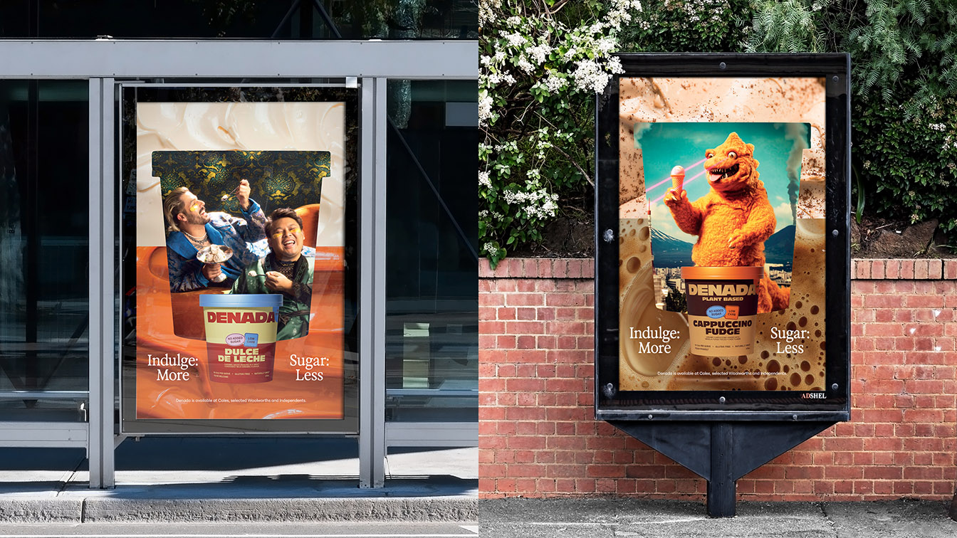 Block goes big in indulgent new Out-of-Home campaign for Denada