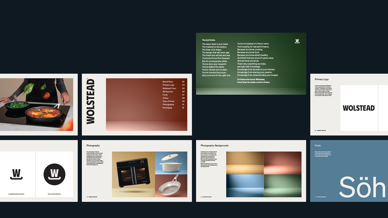 Block elevates Kitchen Warehouse’s Wolstead brand with a confident new identity