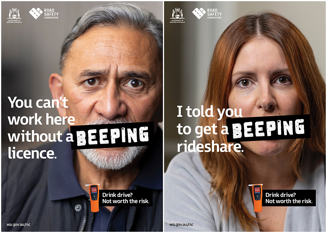 “Drink Driving? Not worth the ‘beeping’ risk” for Road Safety Commission via Gatecrasher