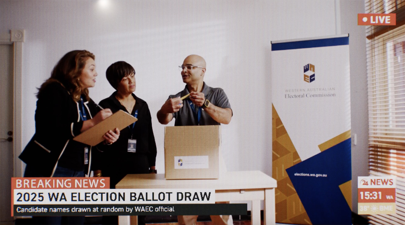 Western Australia Electoral Commission elects Rare for 2025 state election campaign