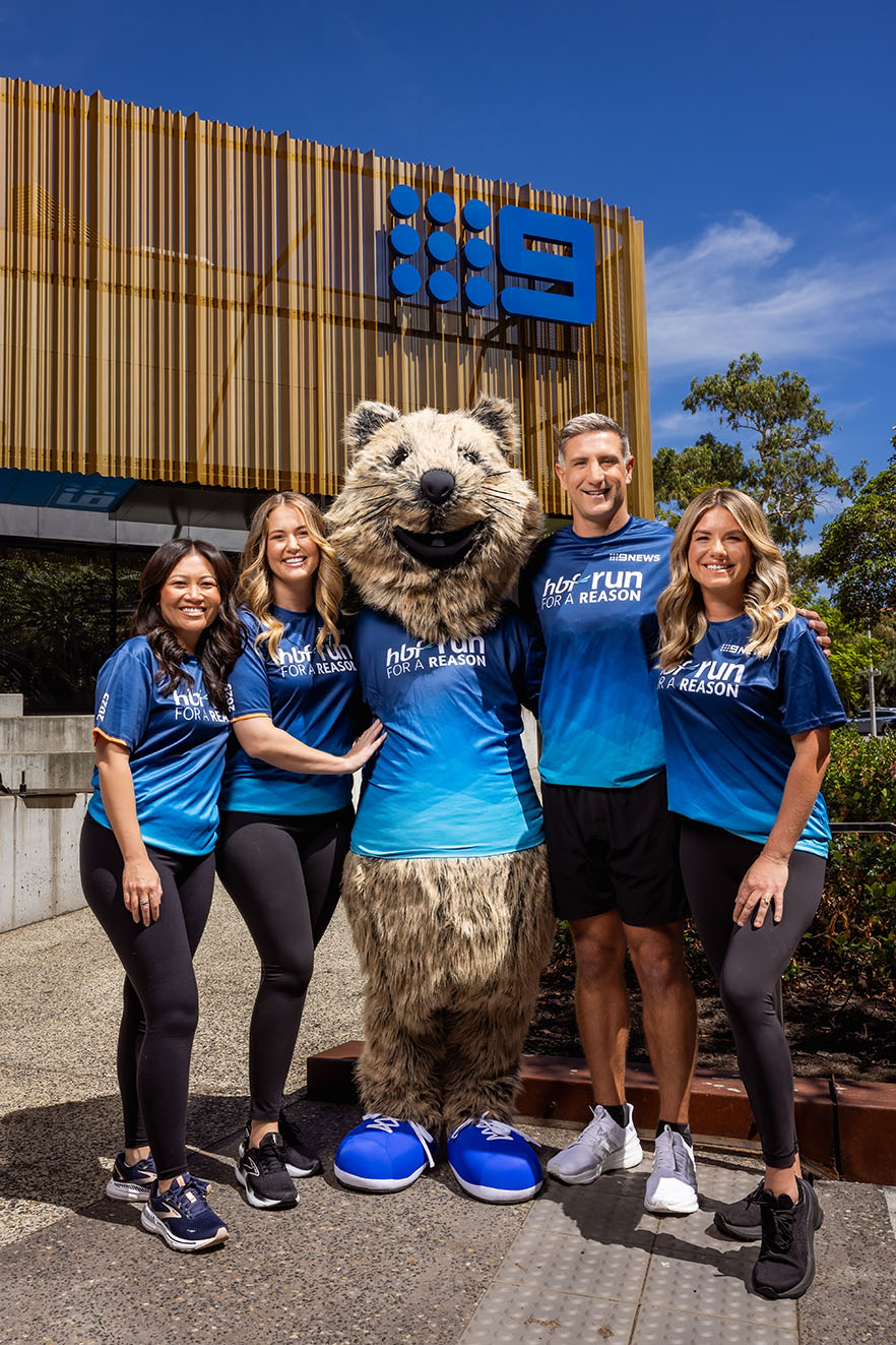 Nine Perth continues partnership with HBF Run For A Reason, unveiling 2025 t-shirt design