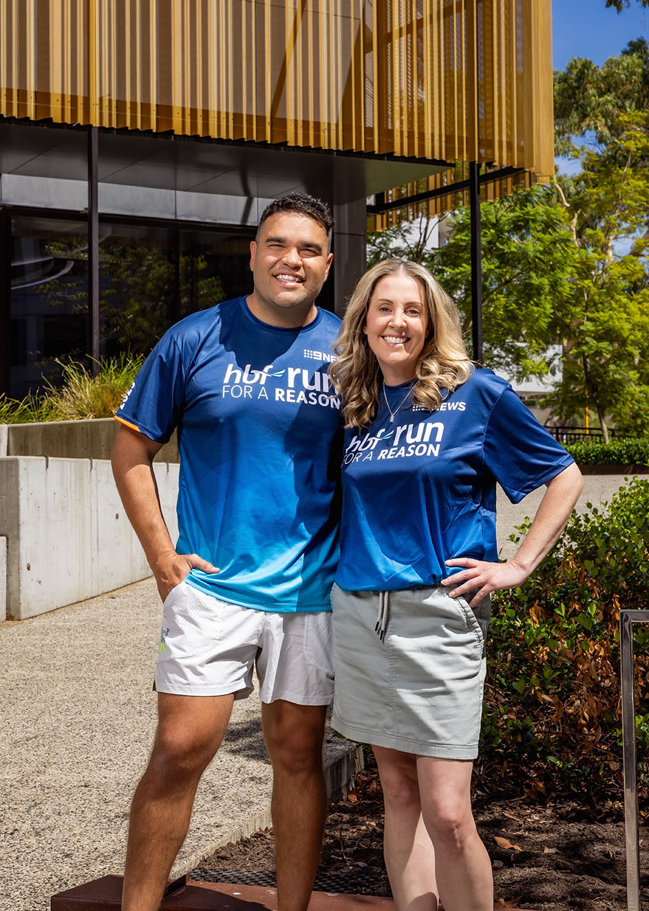 Nine Perth continues partnership with HBF Run For A Reason, unveiling 2025 t-shirt design