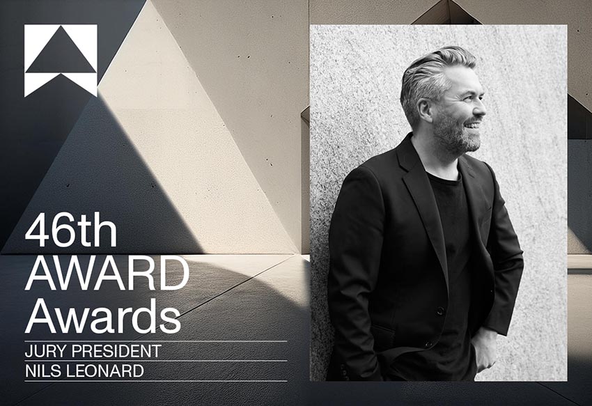 Nils Leonard, acclaimed co-founder of Uncommon Creative Studio, appointed jury president of the 46th AWARD Awards