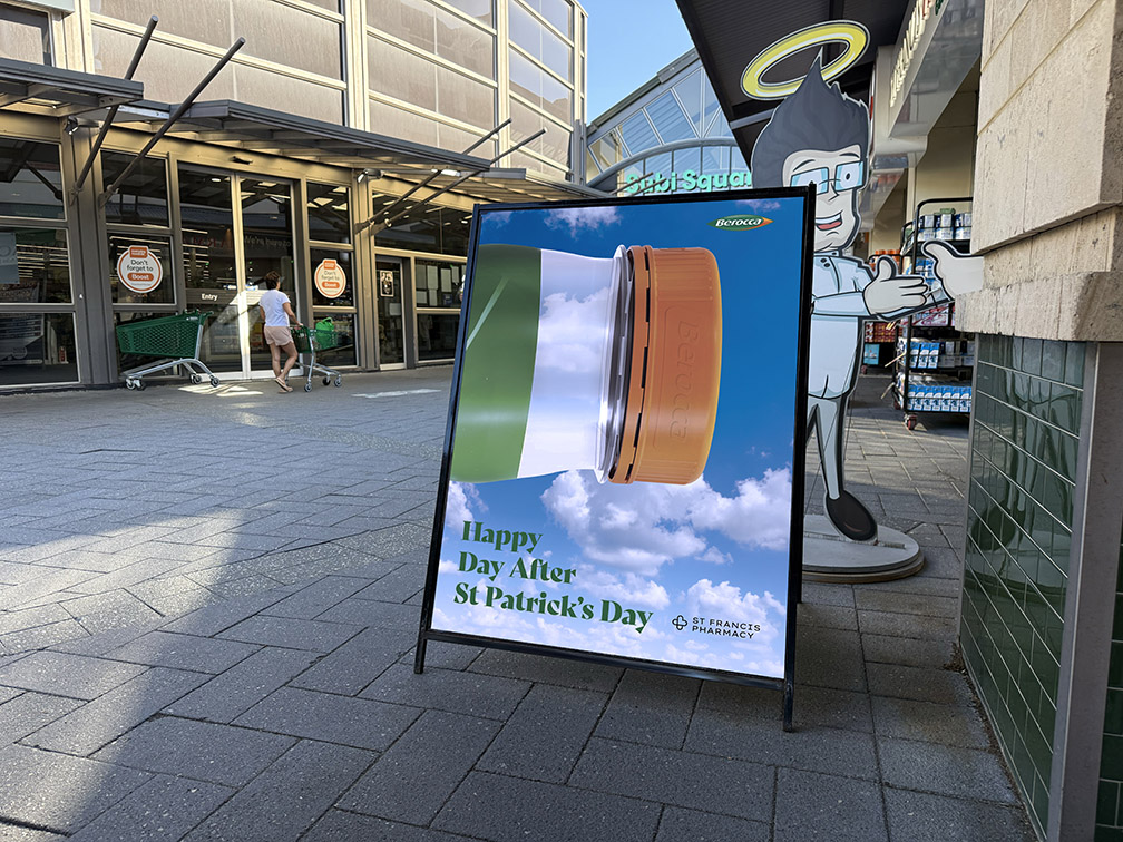 Local pharmacy seizes St. Patrick’s Day hangovers to promote “Berocca Day” via Likeable Creative
