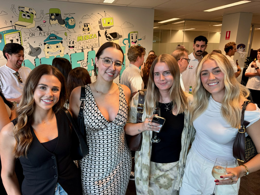 Good Times: Longreach hosts media friends to launch their new offices