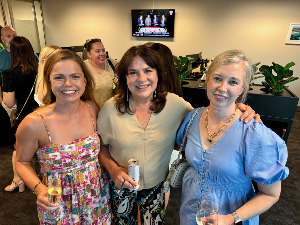 Good Times: Longreach hosts media friends to launch their new offices