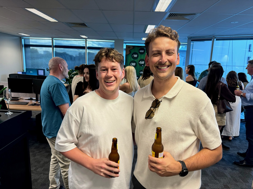 Good Times: Longreach hosts media friends to launch their new offices