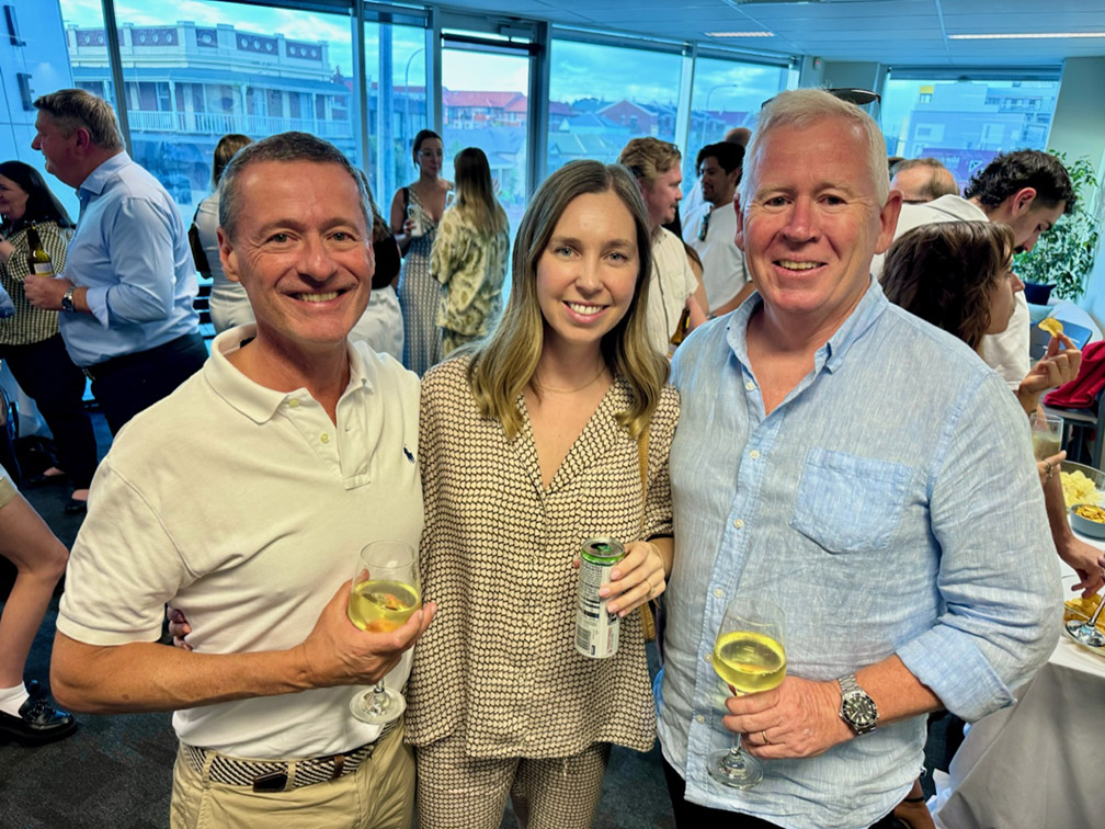 Good Times: Longreach hosts media friends to launch their new offices