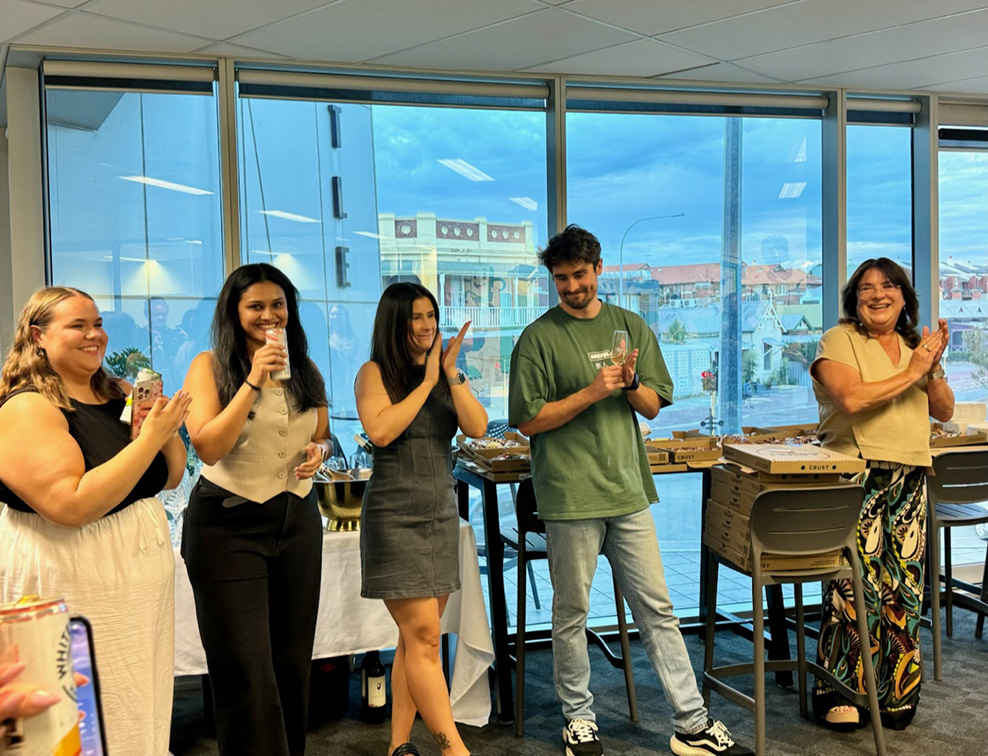 Good Times: Longreach hosts media friends to launch their new offices