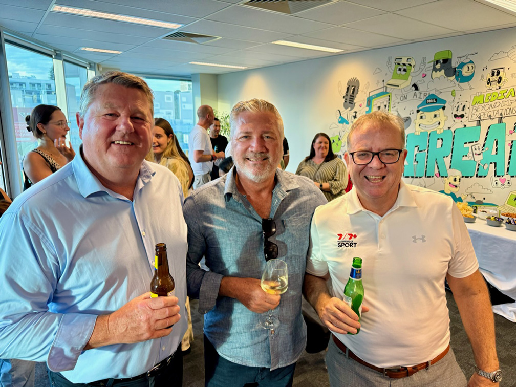 Good Times: Longreach hosts media friends to launch their new offices