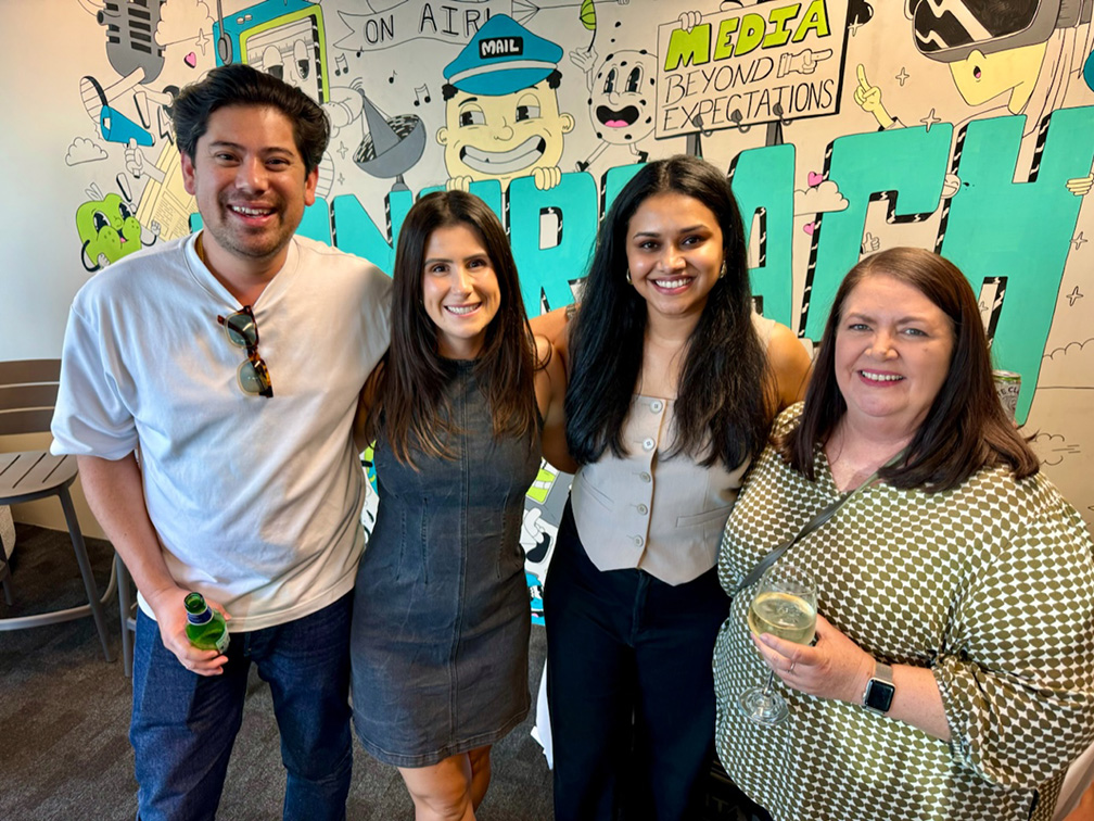 Good Times: Longreach hosts media friends to launch their new offices
