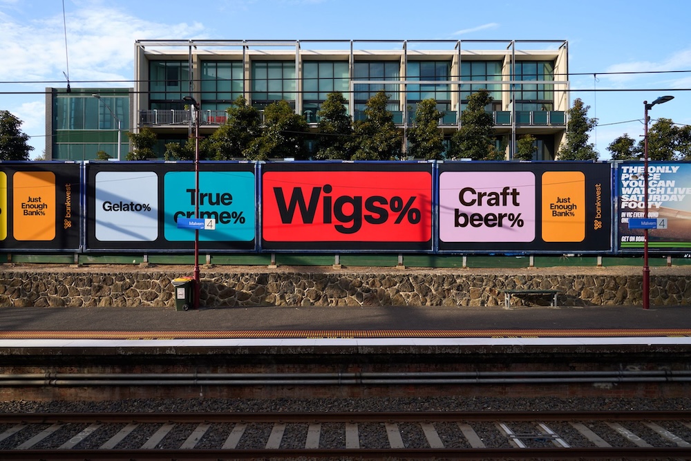 Bankwest unveils more playful OOH work for its ‘Just Enough Bank’ campaign via BMEOF
