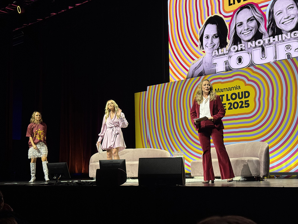 Mamamia Out Loud Live kicks off national tour in Perth at the Perth Convention Centre