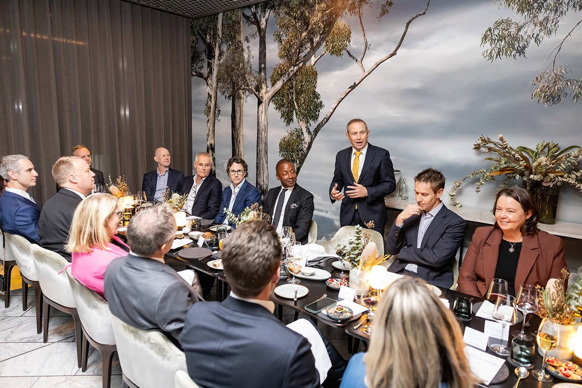Nine hosts influential leaders at Australian Financial Review Mining Summit Dinner