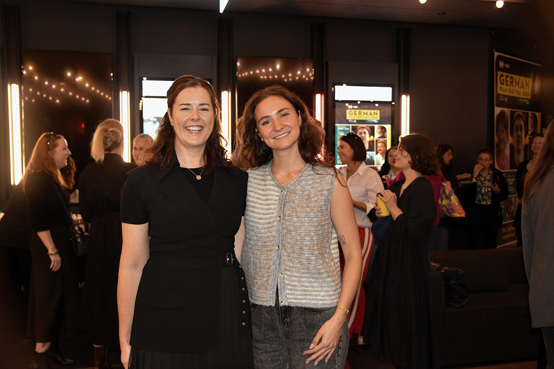 Val Morgan hosts clients at FilmFronts with industry insights and upcoming hits