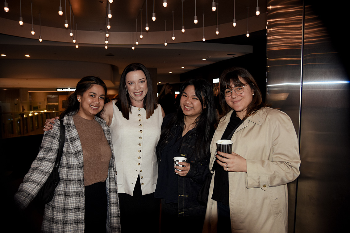 Val Morgan hosts clients at FilmFronts with industry insights and upcoming hits