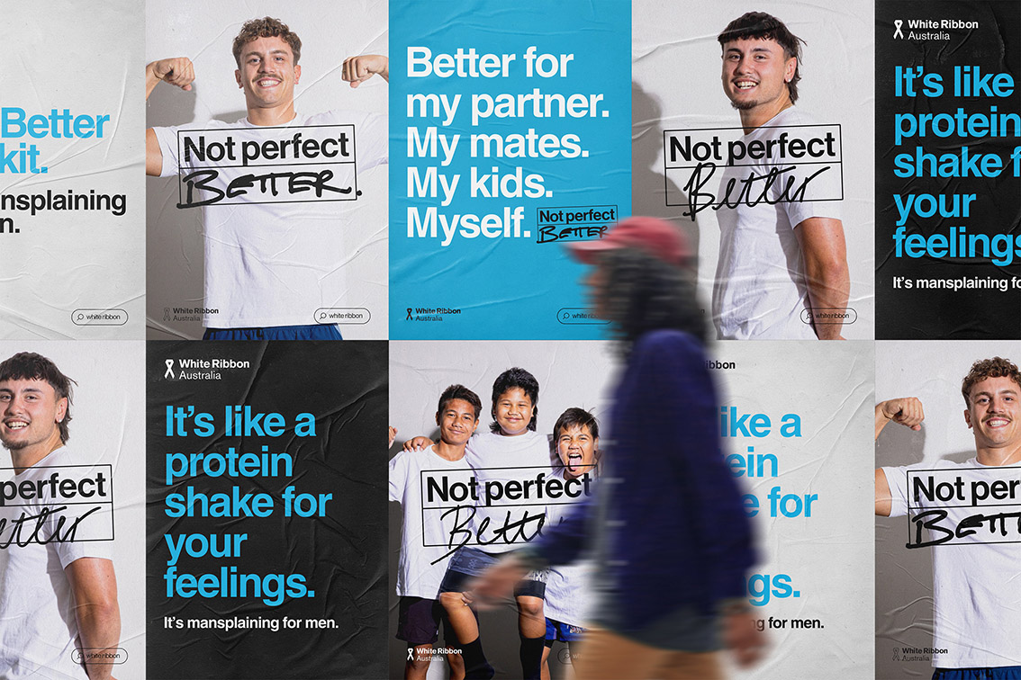 New White Ribbon and Anthologie campaign asks men to embrace imperfection and take action