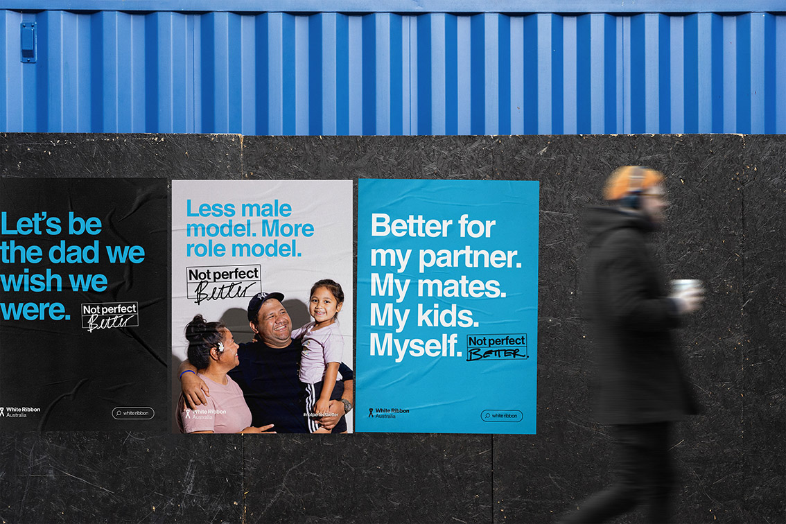 New White Ribbon and Anthologie campaign asks men to embrace imperfection and take action
