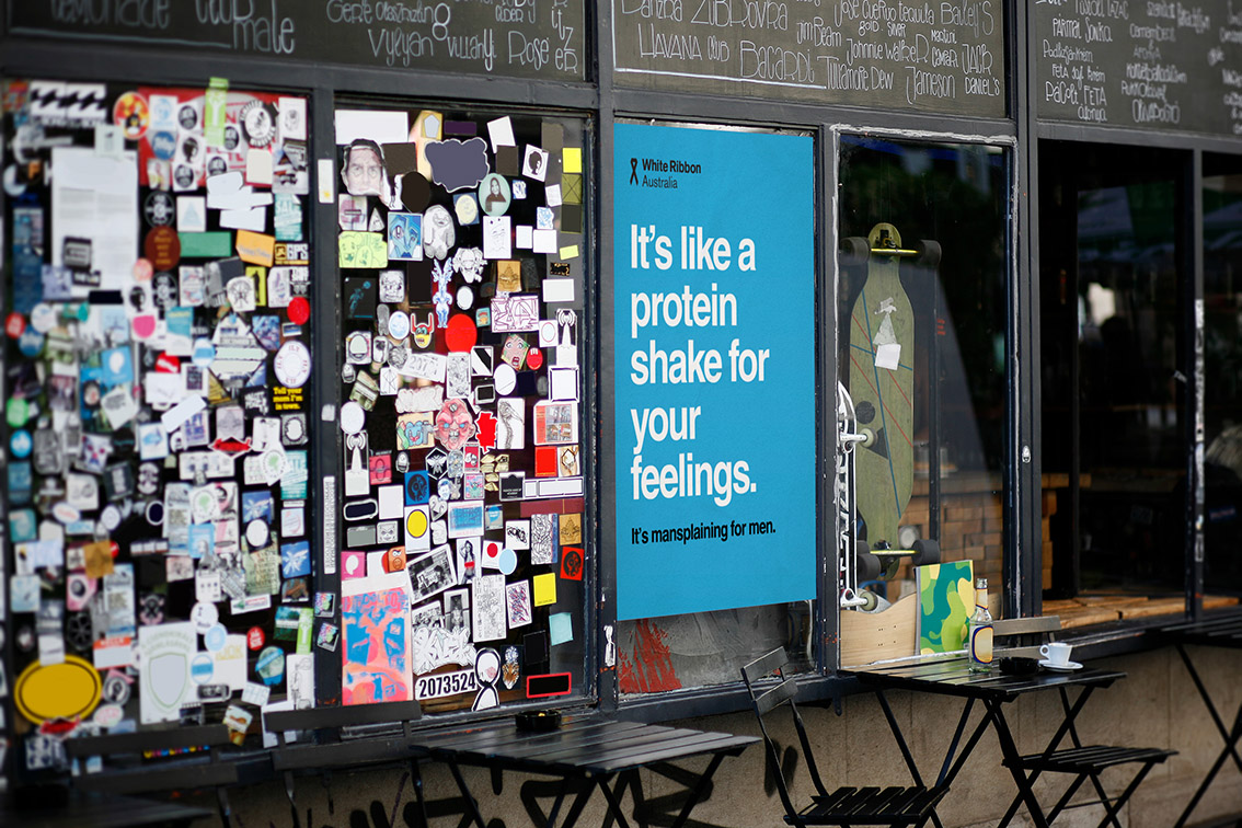 New White Ribbon and Anthologie campaign asks men to embrace imperfection and take action