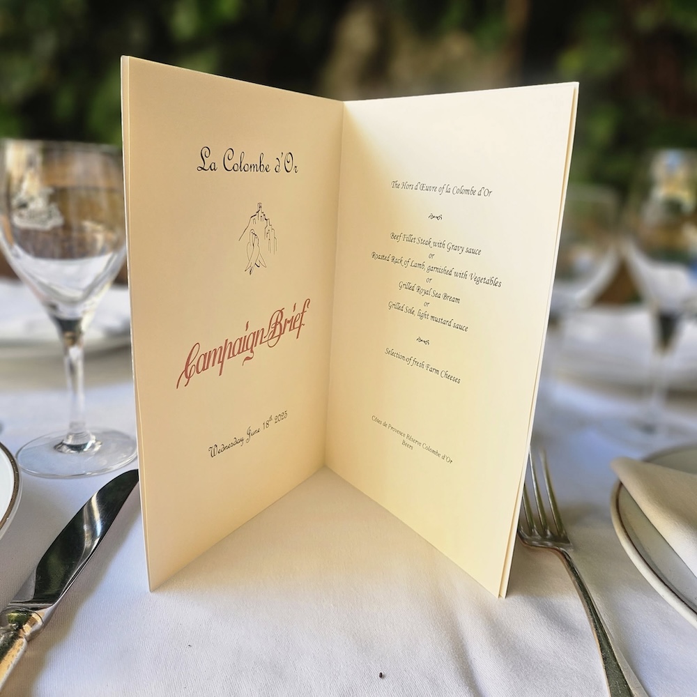 CB’s Legendary La Colombe d’Or Lunch: Adland’s finest toast another fabulous Cannes gathering
