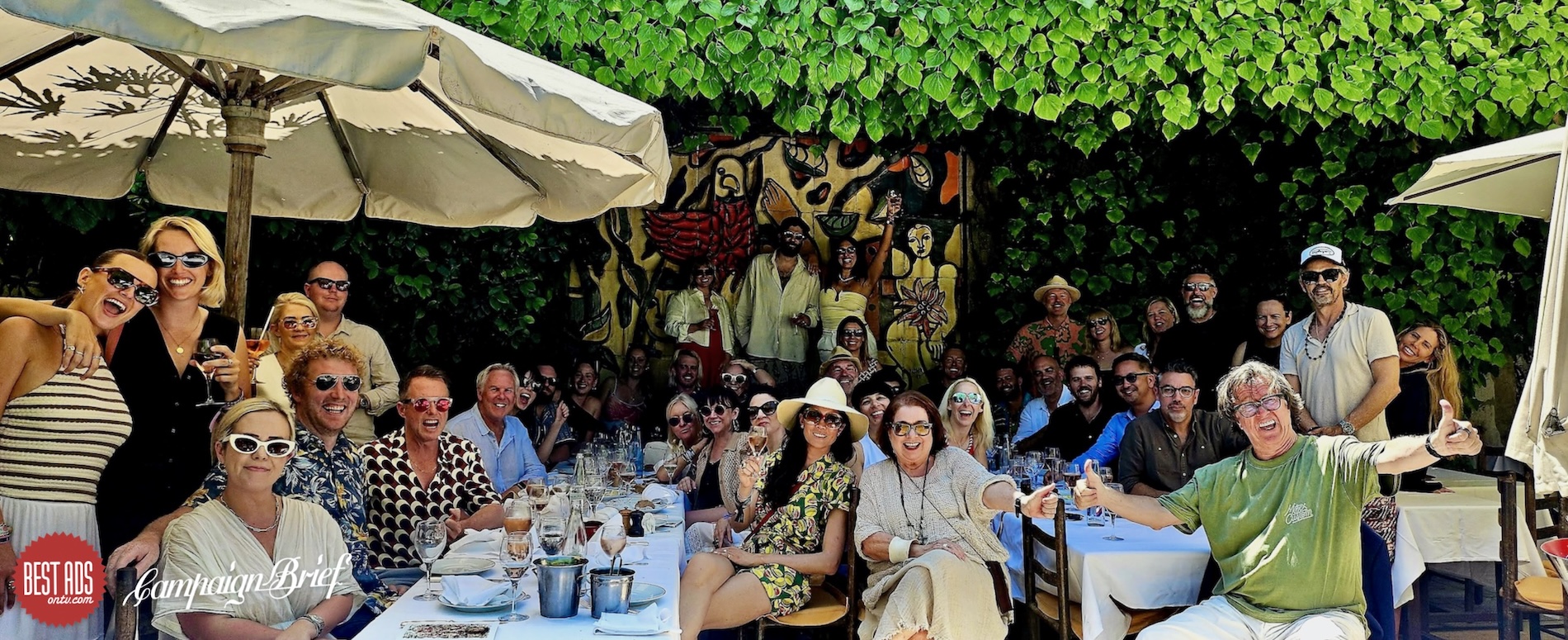 CB’s Legendary La Colombe d’Or Lunch: Adland’s finest toast another fabulous Cannes gathering
