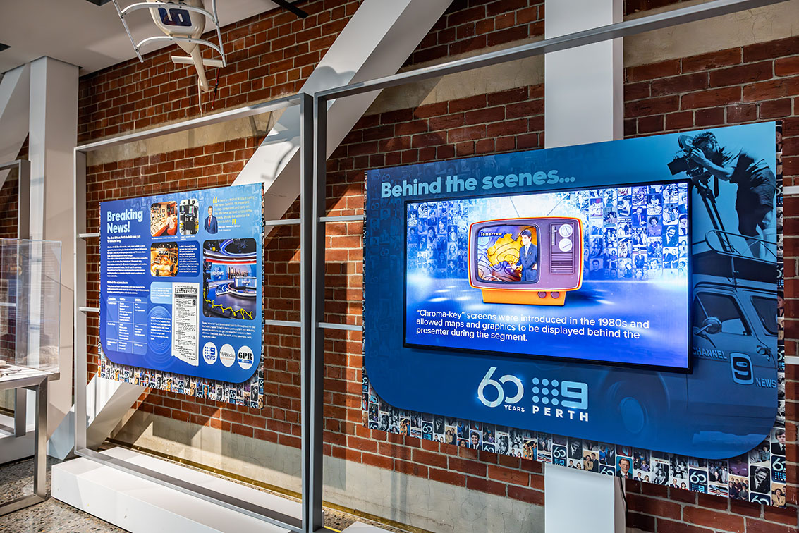 Channel 9 Perth unveils historic exhibition at WA Museum Boola Bardip