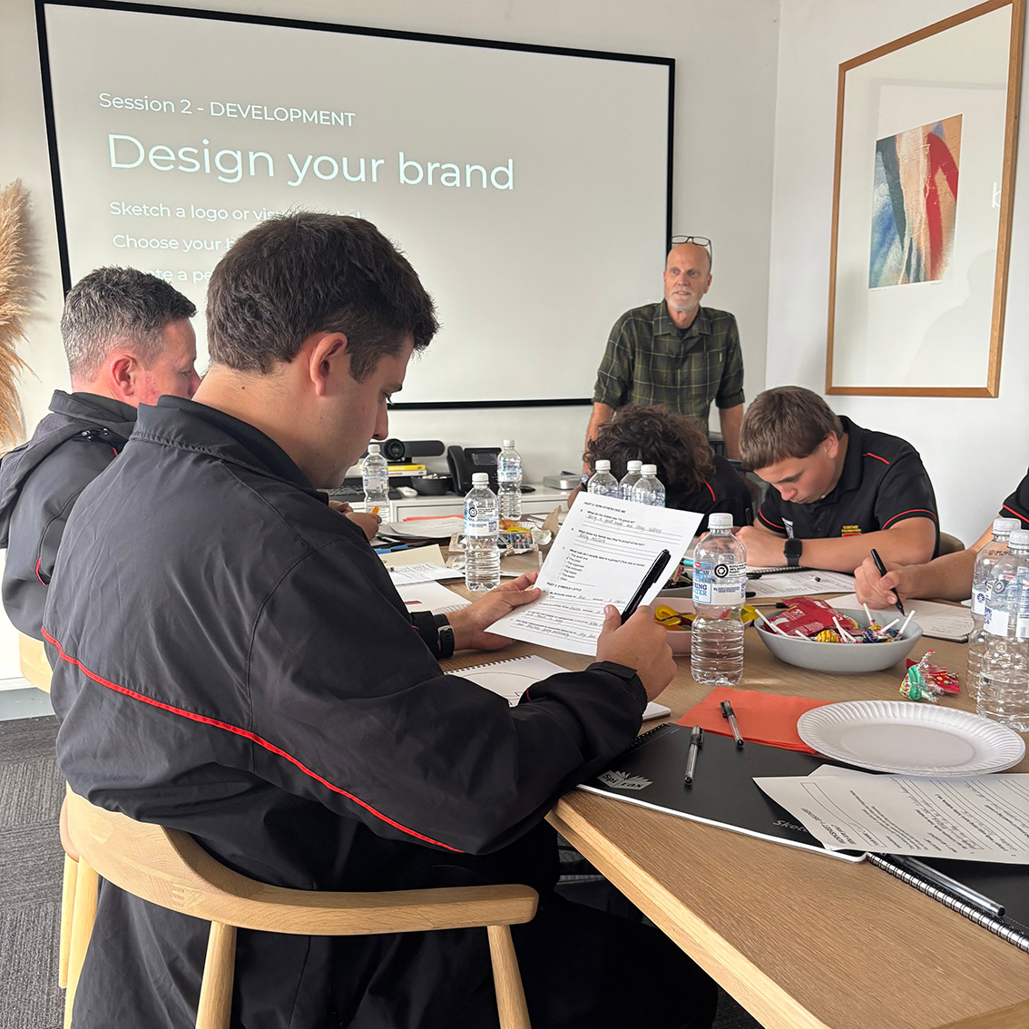 Creative.adm hosts an empowering Personal Branding Workshop with Clontarf Foundation students in partnership with Hawaiian