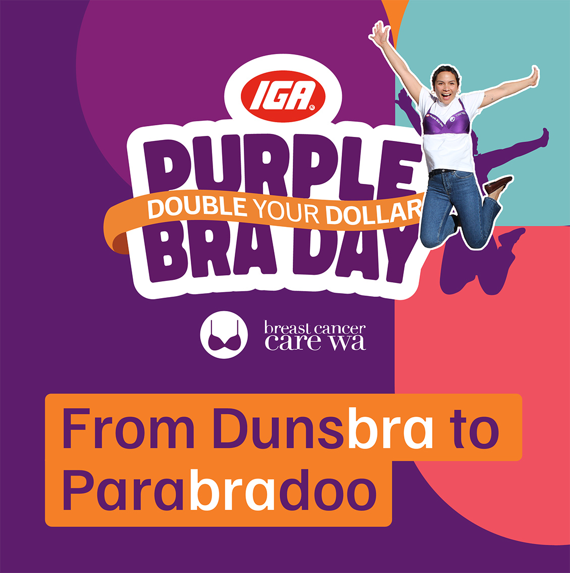 Marketforce launches playful ‘Western AustraliBra’ campaign for Purple Bra Day