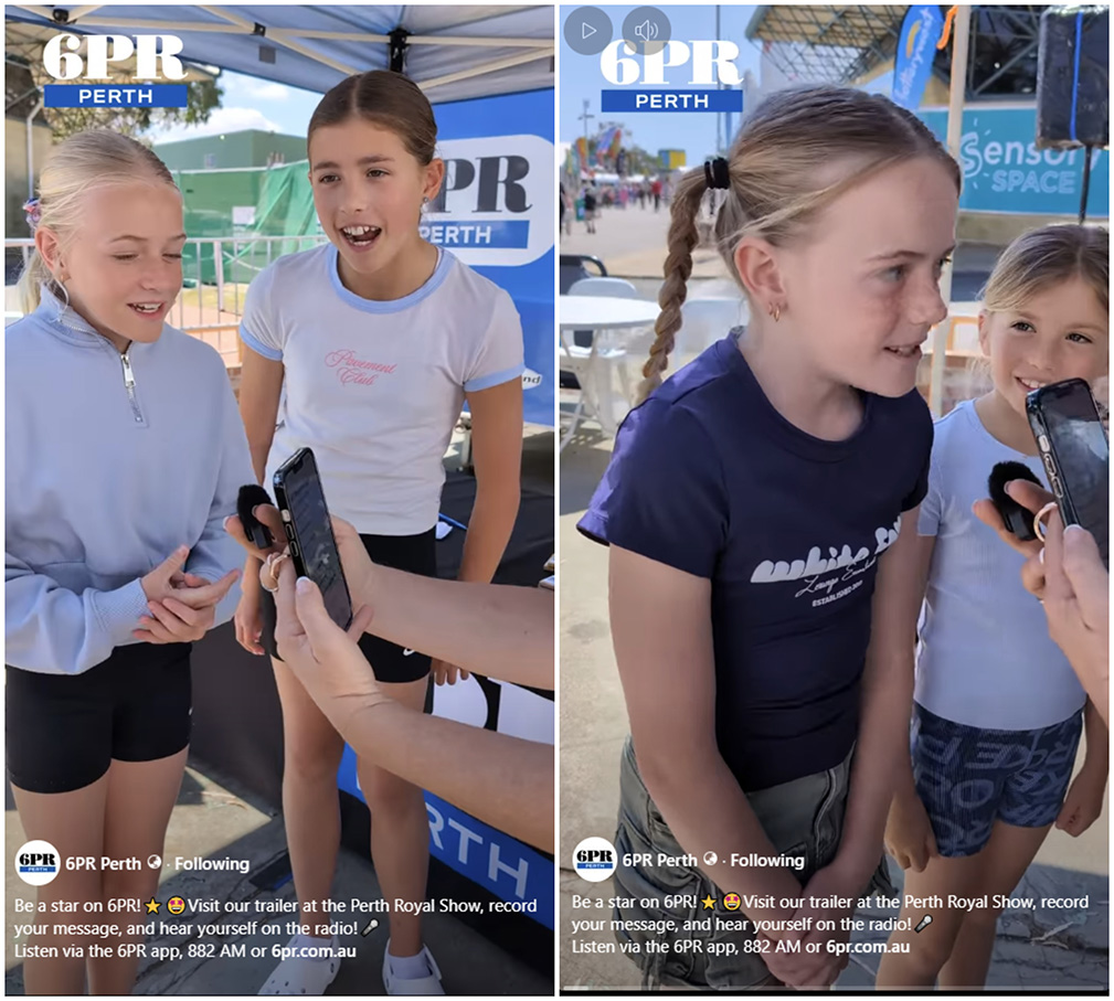 6PR brings the buzz to the Perth Royal Show: crowds flood for live broadcasts