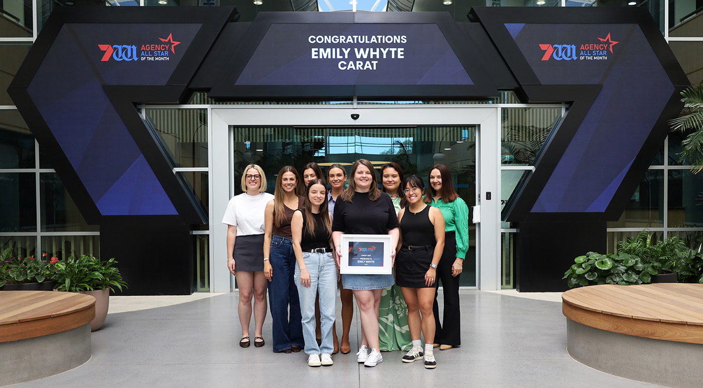 Seven West Media celebrates Emily Whyte from Carat as their latest Agency All-Stars winner