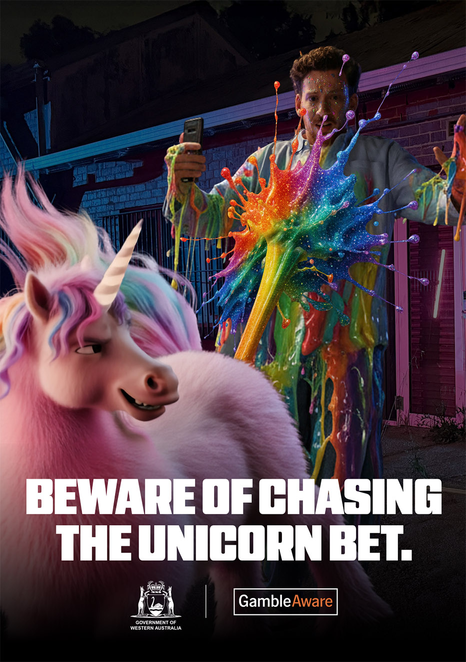 Wildlings and Carat WA unleash the unicorn for Gambling Awareness