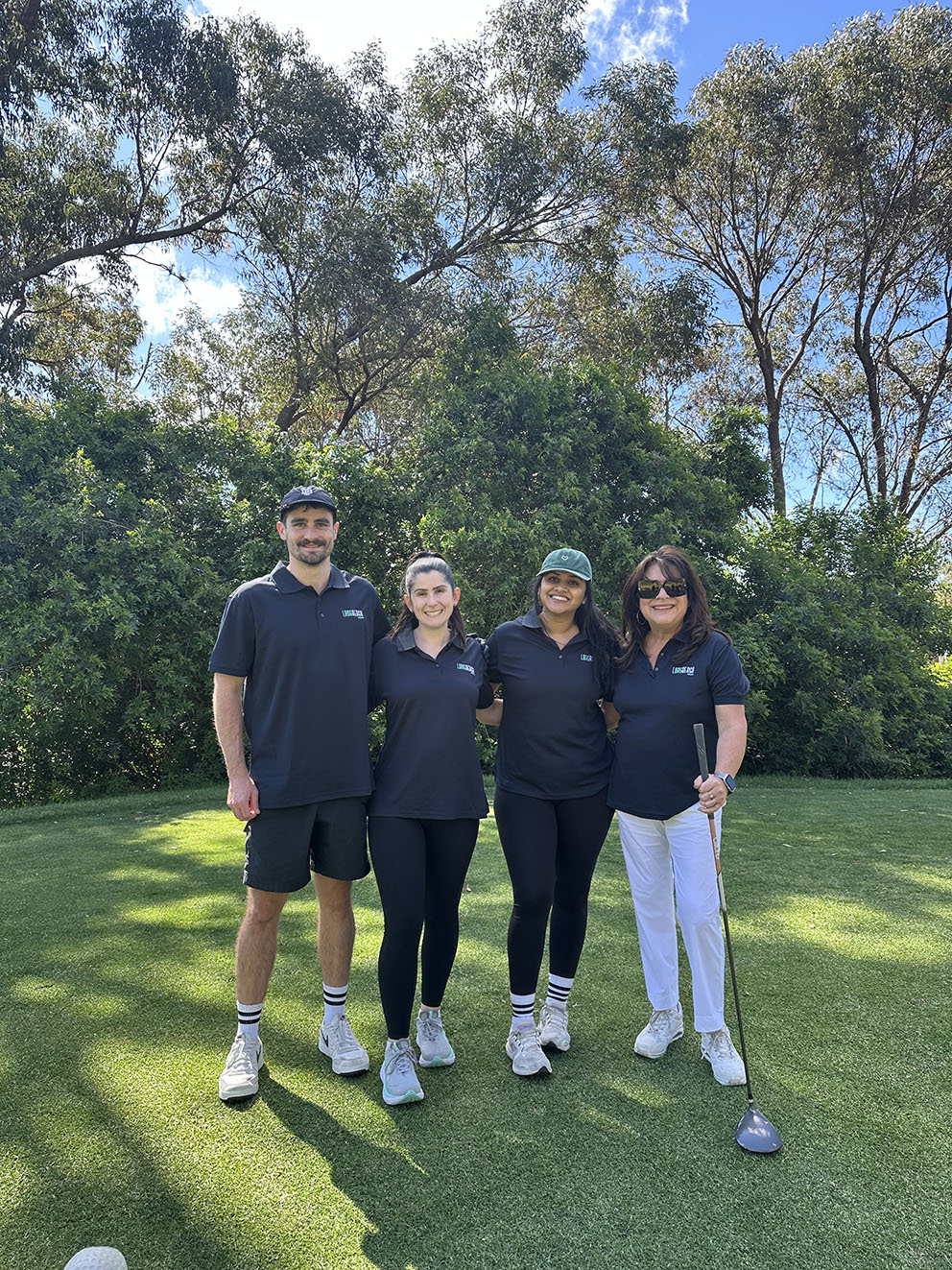 Longreach and Perth’s media industry tee off for Perron Institute at annual golf day
