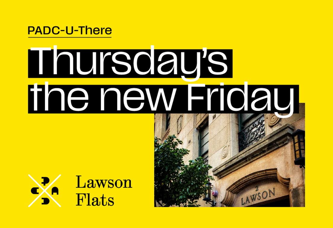 Don’t miss out on tonight’s PADC-U-There networking event at Lawson Flats