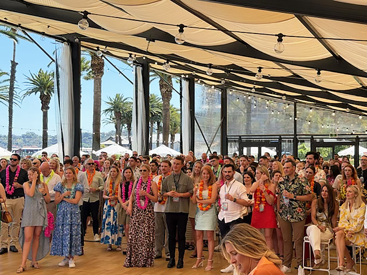 Good Times: Nova Entertainment launches the festive season with Aloha Nova party