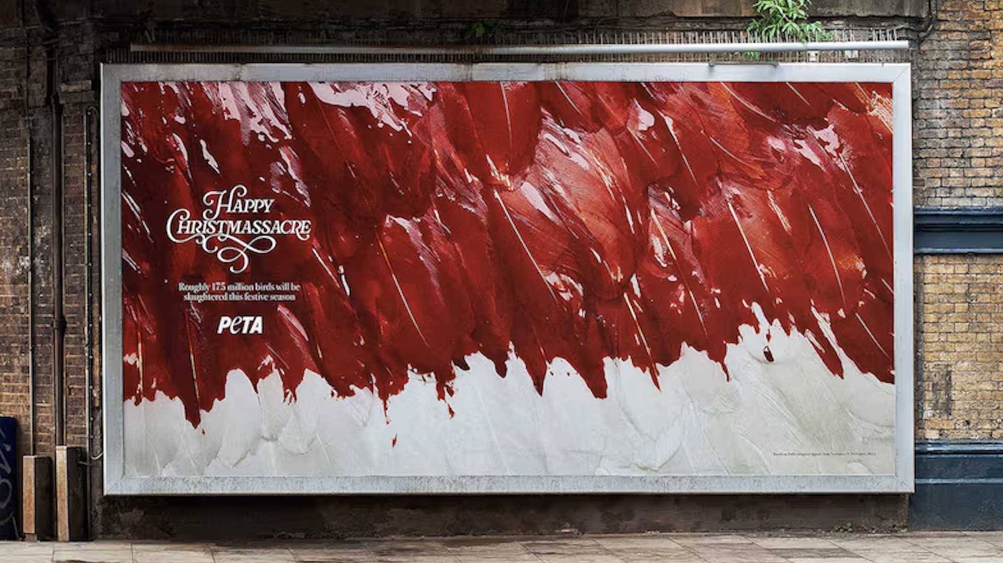 Seen+Noted: PETA exposes carnage behind the Chrissy cheer in ‘Happy Christmassacre’