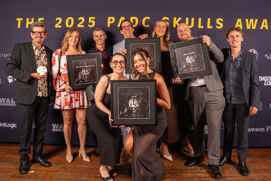 Rare steals the show at 2025 PADC Skulls Awards: WA Primary Health Alliance’s ‘The Black Puppy’ campaign wins Best of Show and 3 Gold skulls