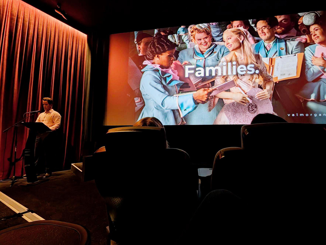 Clients join Val Morgan for 2026 FilmFronts and exclusive Wicked screening