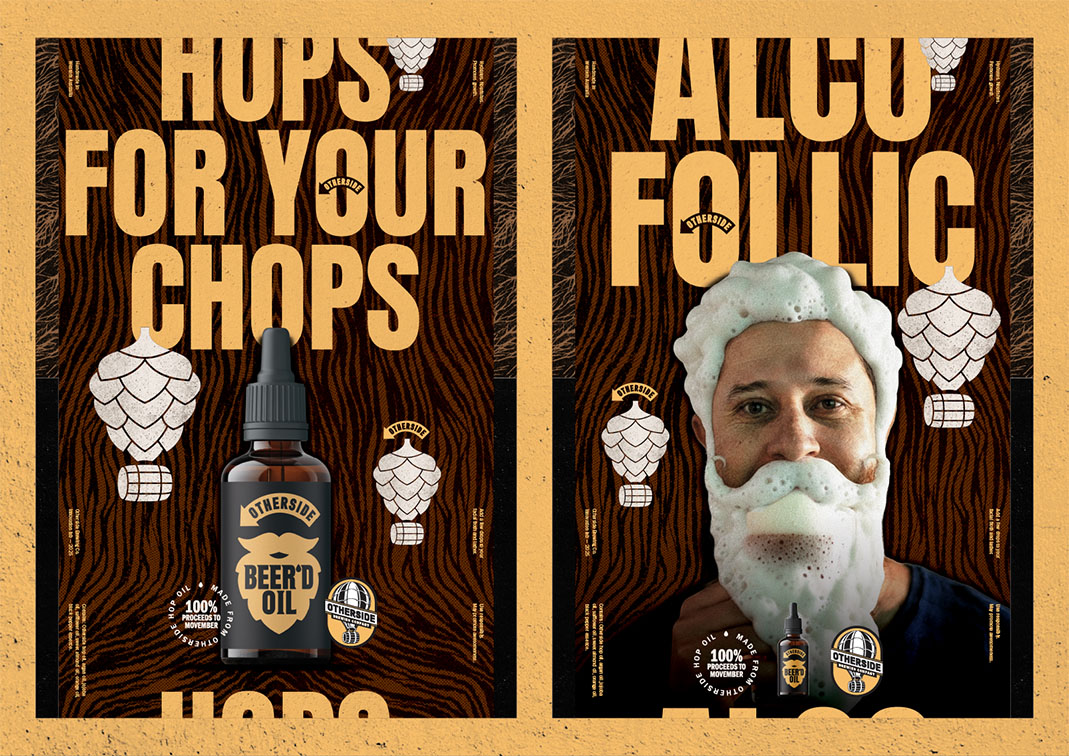 Otherside and Wildlings brew up BEER’D OIL – A beard oil made from real hops