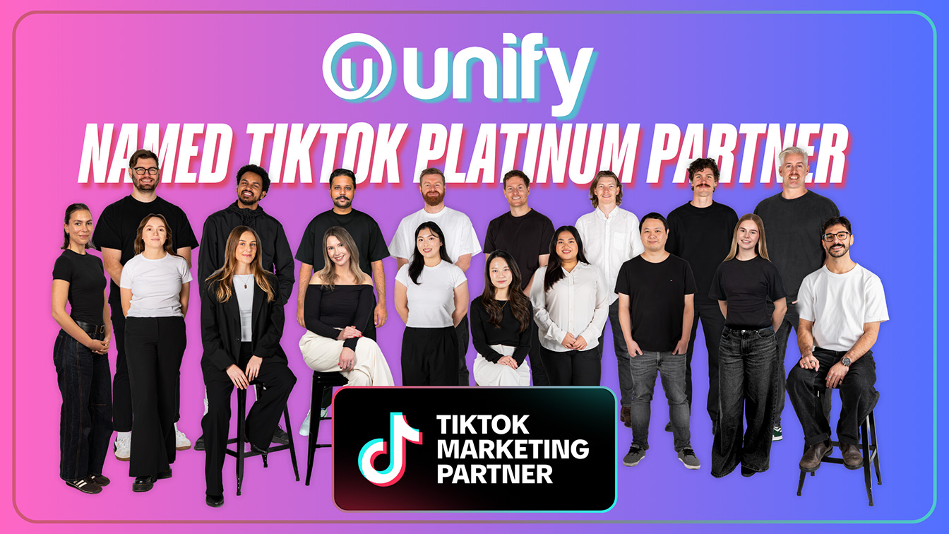 Unify named TikTok Platinum Partner