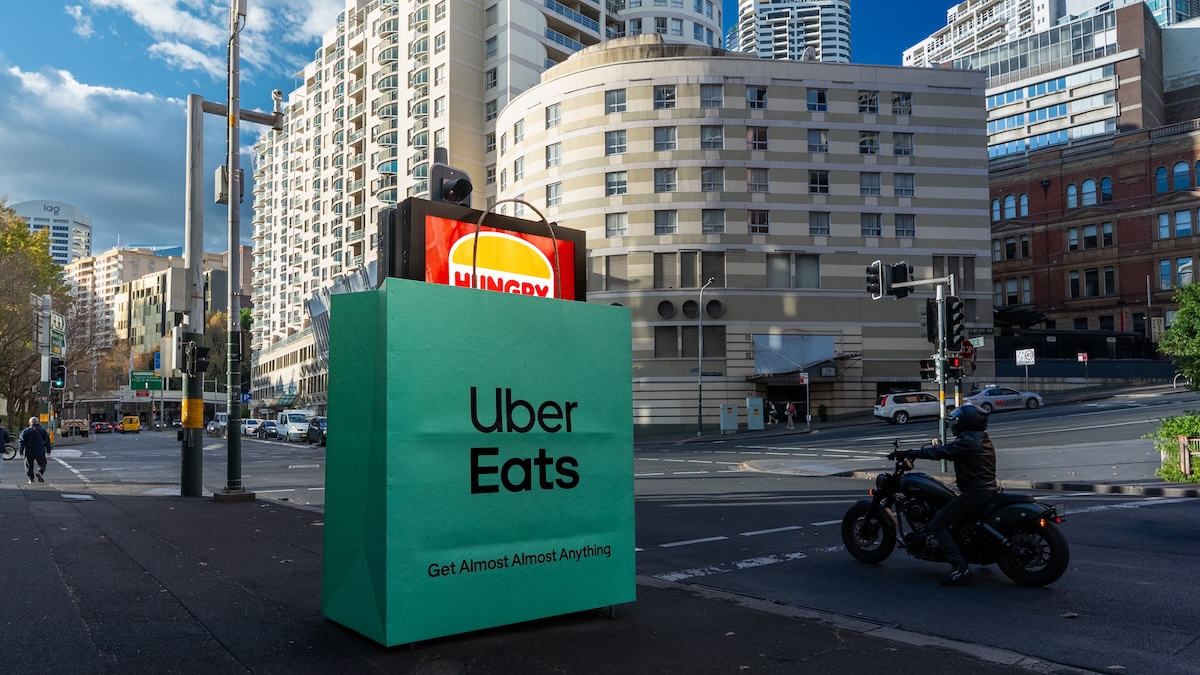 Seen+Noted: Uber Eats bags up other brands’ ads to show they ‘get almost almost anything’