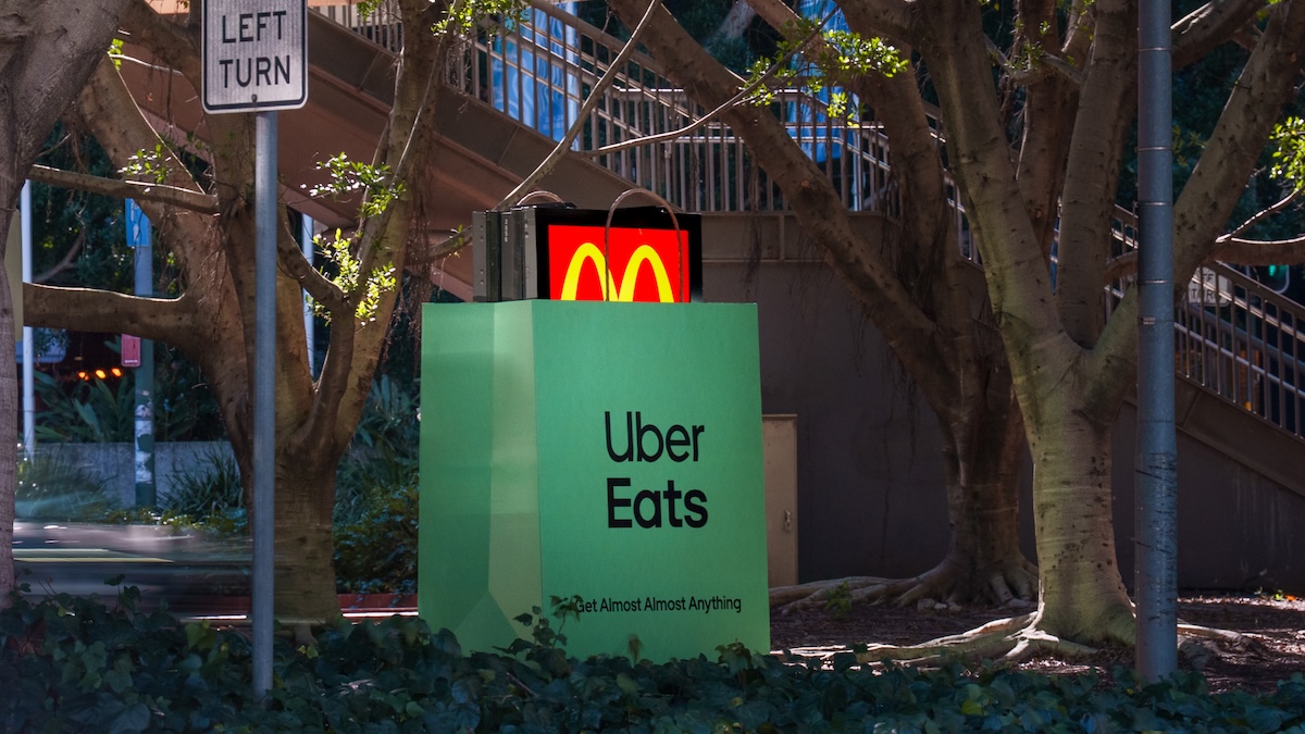 Seen+Noted: Uber Eats bags up other brands’ ads to show they ‘get almost almost anything’