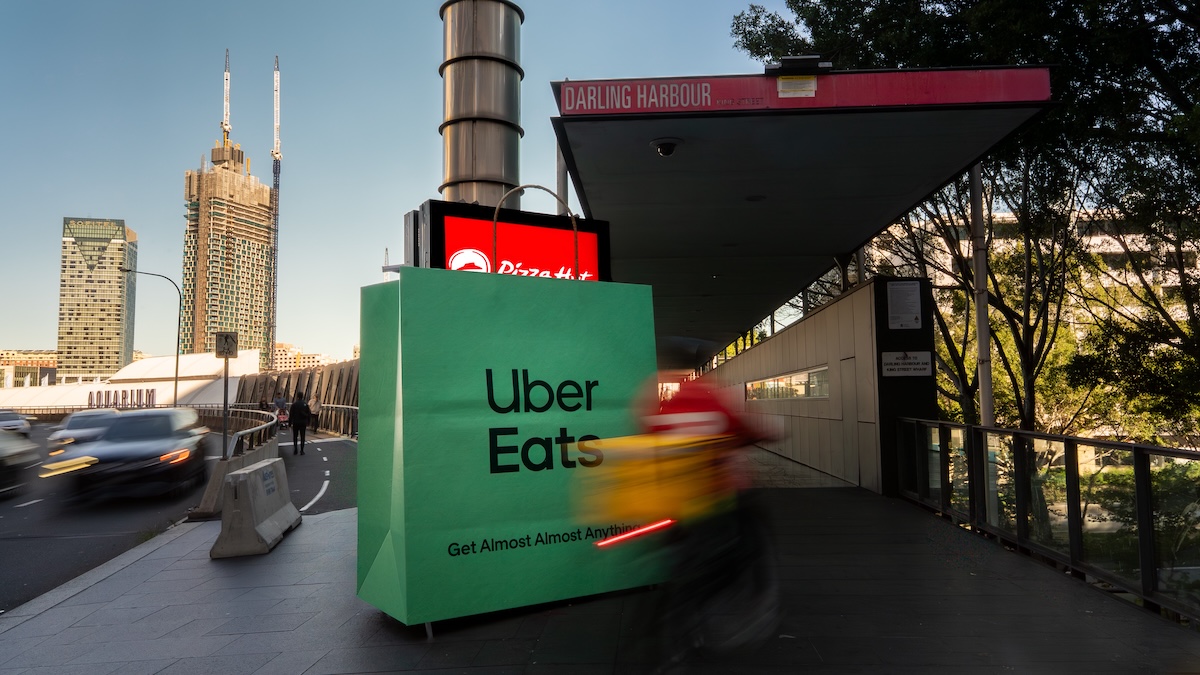 Seen+Noted: Uber Eats bags up other brands’ ads to show they ‘get almost almost anything’