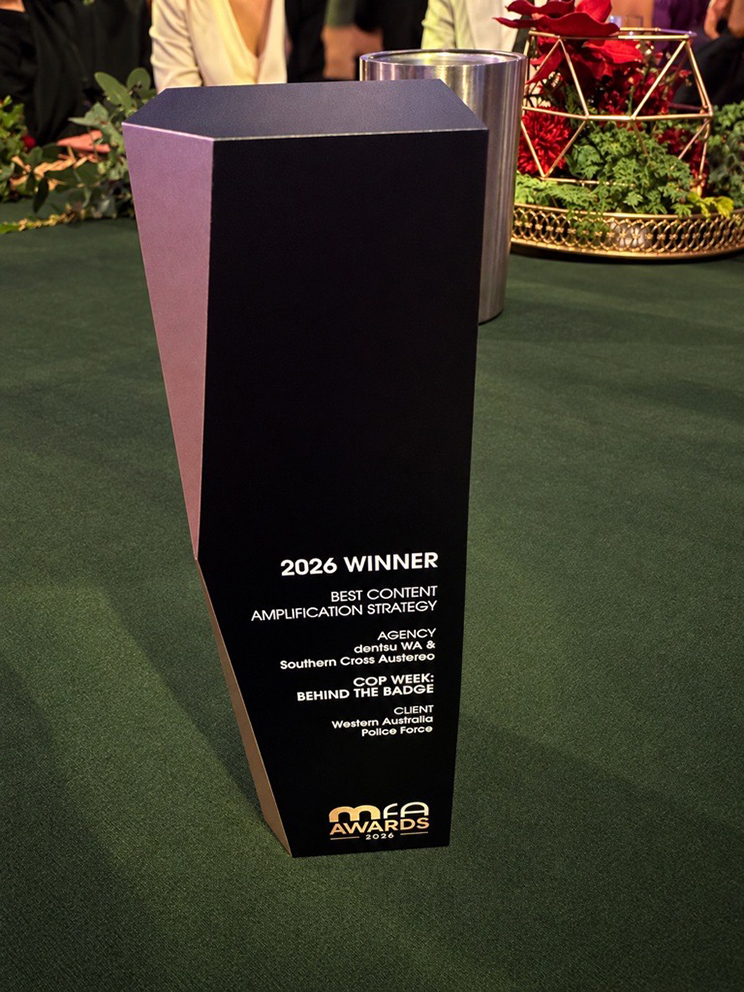 dentsu WA’s MFA Award-winning ‘Cop Week’ drives 132% increase in WA Police applications
