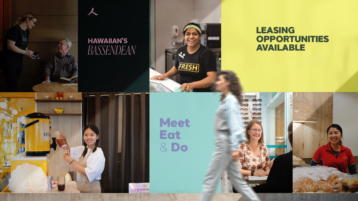 Hawaiian launches colourful new suburban shopping centre identity with Creative.adm