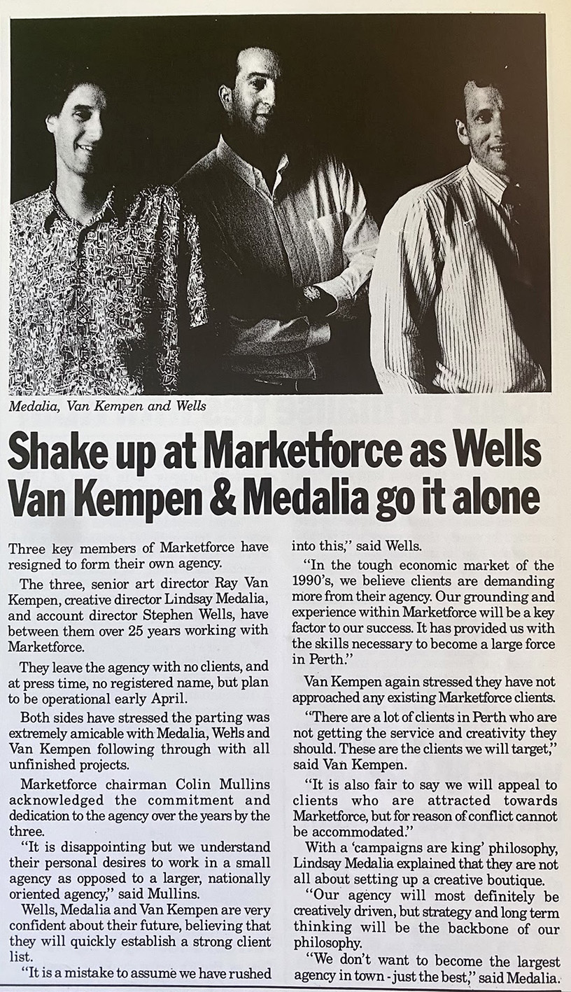 Mad Men, Marketforce style: When Marketforce ruled Perth Advertising